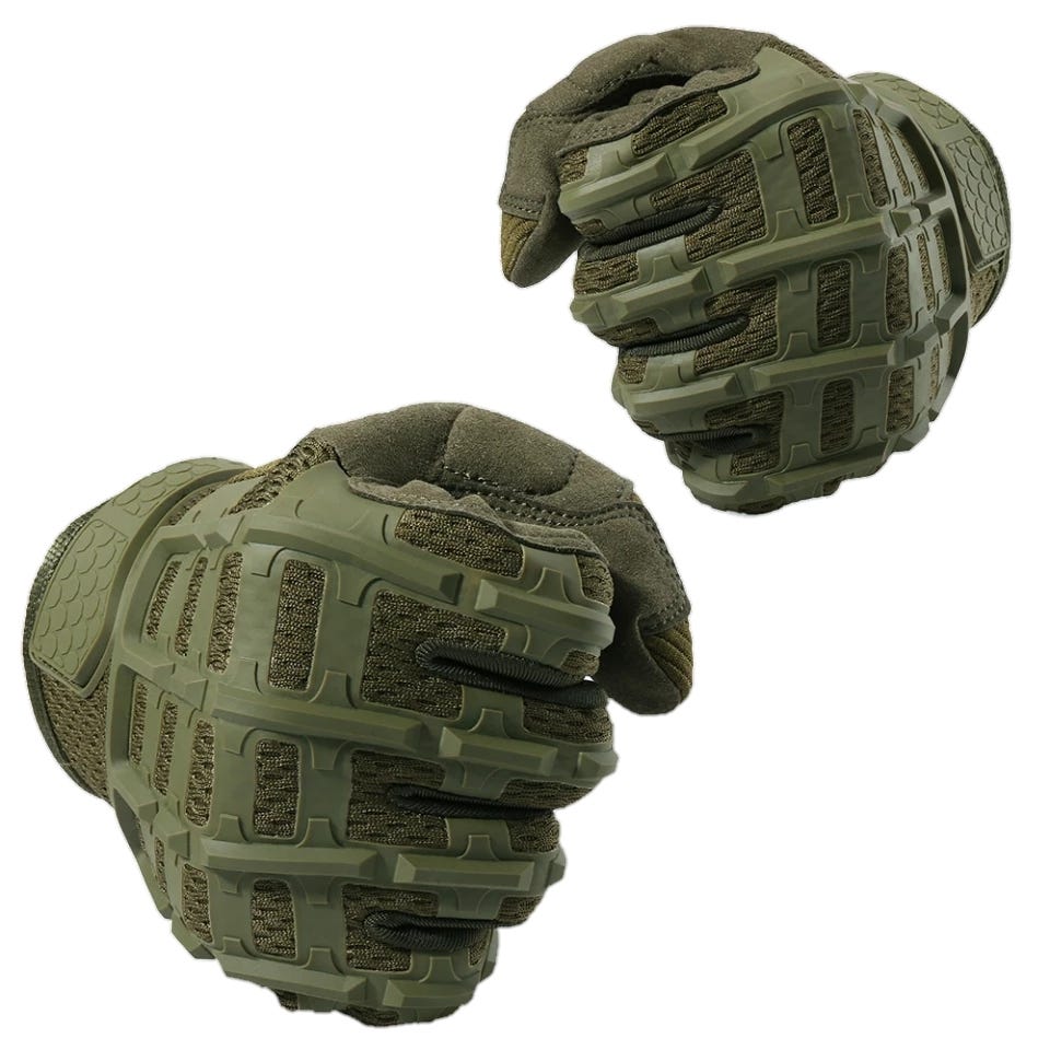 Skeleton Gloves - Olive