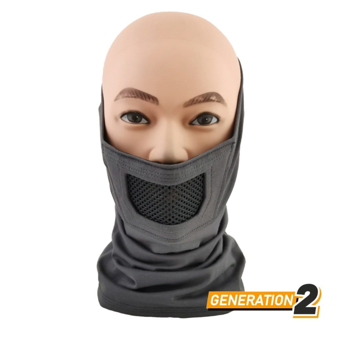 Face Warrior Plus - Wolf Gray